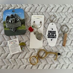 NWT Assorted Keychains and Charms Set